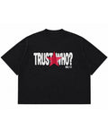 Graphite Boxy Slub tee Front Design