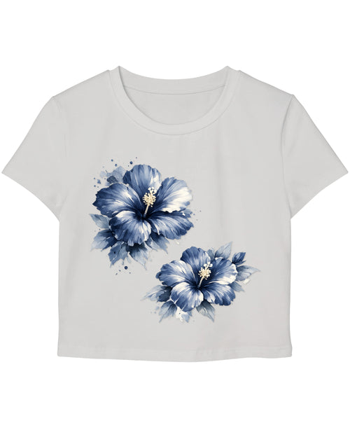 White Baby Tee Front Design